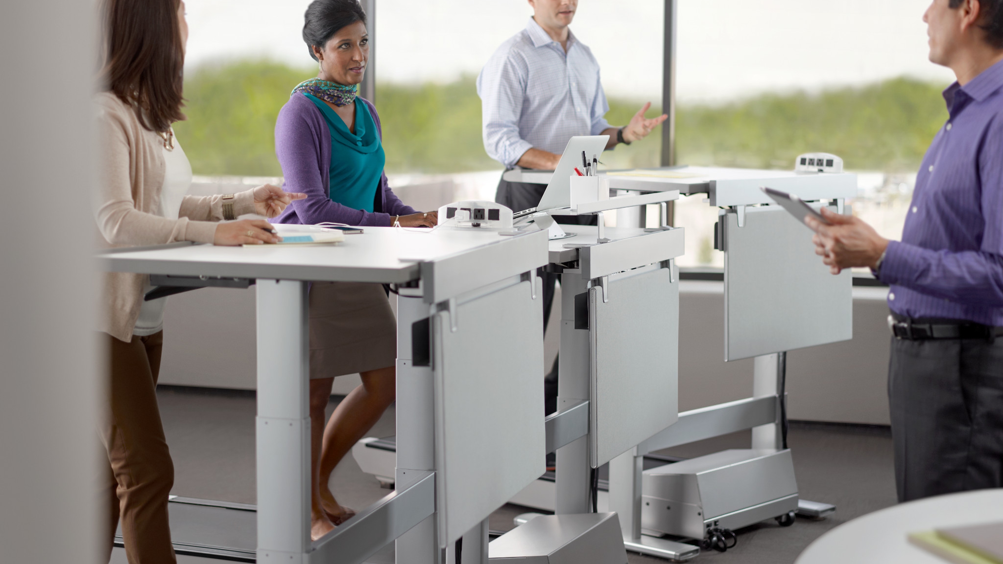 Treadmill desks as part of ABW