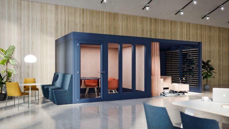 On the QT Modular Office Phone Booth & Pods - Steelcase