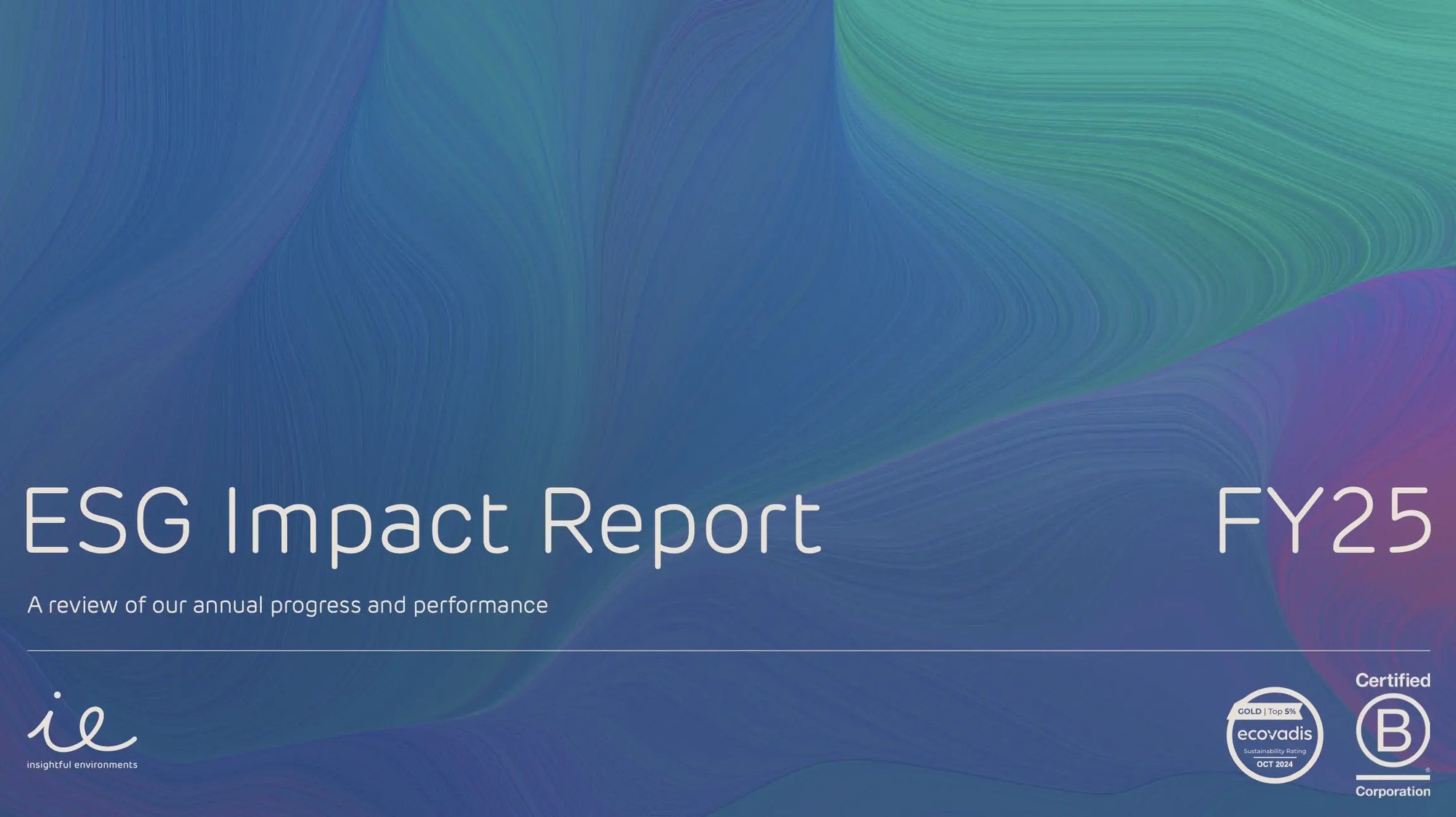 ESG Impact Report FY25 Cover