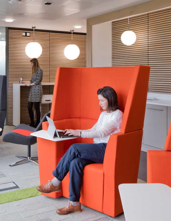 Controlling acoustics with office furniture and workplace design