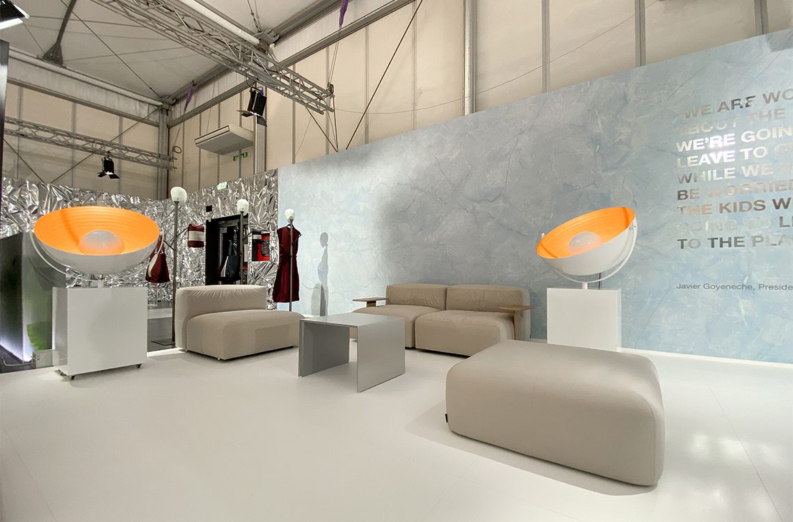 Viccarbe-Savina-sofa-Ecoalf-Edition-in-Pitti-Uomo-Florence-1